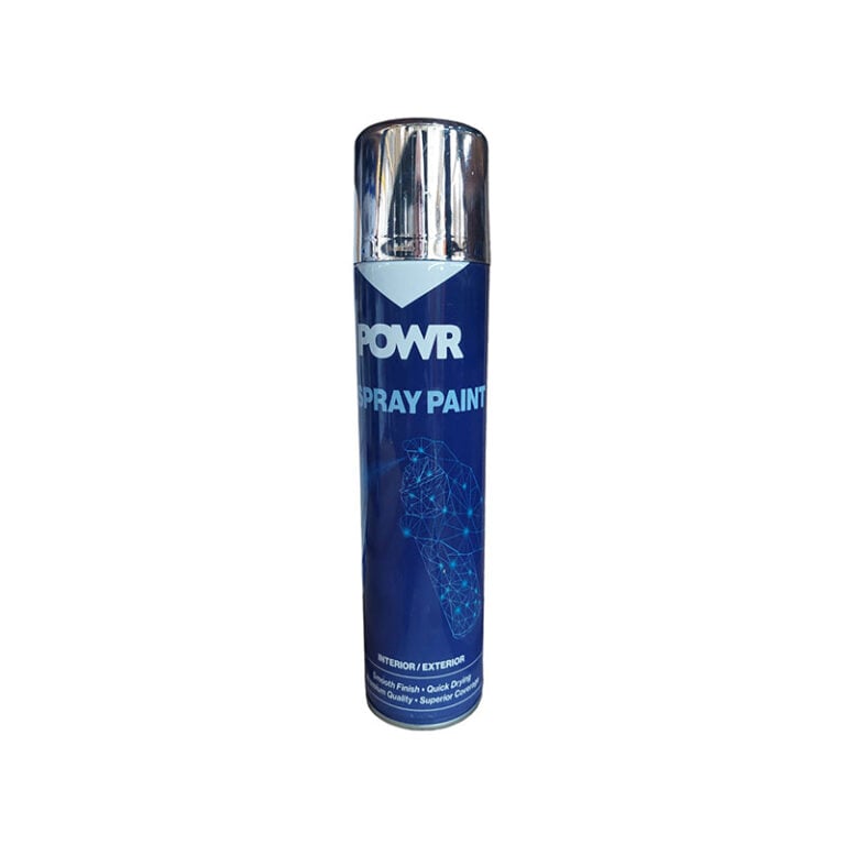POWR Spray Paint Metallic Chrome Mirror 300ml - Premium Spray Paint from POWR - Just R 65! Shop now at Securadeal