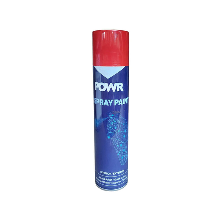 POWR Spray Paint STD 300ml Tin Signal Red - Premium Spray Paint from POWR - Just R 53! Shop now at Securadeal