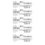 NewLayer | Securadeal Roco 110 Degree Soft Closing 4 Hole Base Plated Cupboard Hinge 9mm 5 Pack Premium Handles from Roco