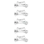 NewLayer_7b966a01-12e3-450e-9dc3-454e3bd97d3a | Securadeal Roco 165 Degree Soft Close 4 Hole Base Plated Cupboard Hinge 5 Pack Premium Home Accessories from Roco