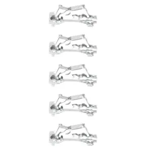 ROCO 165 Degree Soft Close 4 Hole Base Plated Cupboard Hinge ( 5 Pack ) - Premium Hardware from ROCO - Just R 250! Shop now at Securadeal