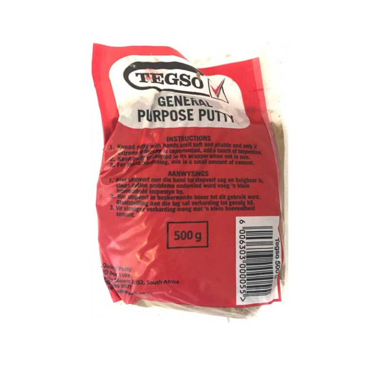 TEGSO Window Putty 500g - Premium putty from Tegso - Just R 10.67! Shop now at Securadeal