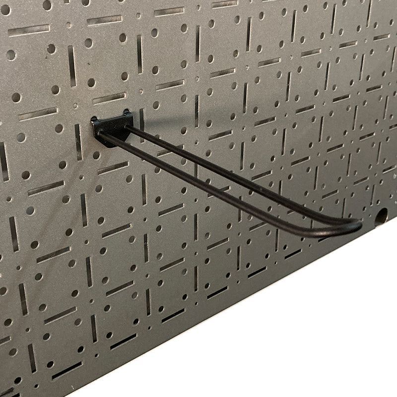 PegboardRetailHook2 | Securadeal CLIP-FIT Pegboard Galvanized Retail Hooks ( Pack of 10 ) - Premium Hardware from CLIP-FIT - Just R 196! Shop now at Securadeal