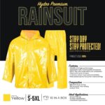 Pioneer Safety Rain Suit Hydro Premium Heavy Duty Pvc Yellow   Premium Clothing from Pioneer Safety   Just R 275 Shop Now at Securadeal