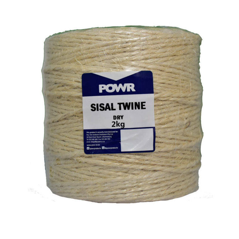 POWR Sisal Twine Single Ply 2kg - Premium Cords and ropes from POWR - Just R 317! Shop now at Securadeal