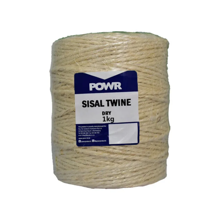 POWR Sisal Twine Single Ply 1kg - Premium Cords and ropes from POWR - Just R 166! Shop now at Securadeal