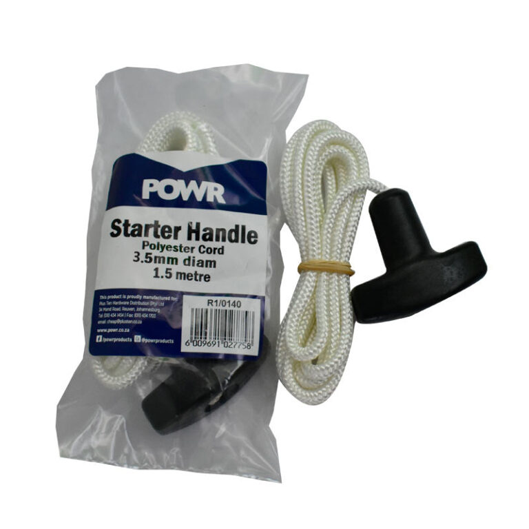 POWR Starter Cord With Handle 3.5mm x 1.5m - Premium Hardware from POWR - Just R 28! Shop now at Securadeal