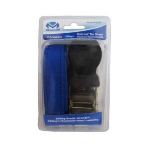 MARATHON Ratchet Tie Down 25mm X 5m 250kg M116-Rtd250 - Premium Hardware from Marathon - Just R 114! Shop now at Securadeal