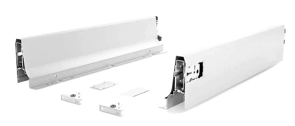 R58DEAKF150X000_af2eeeac-354a-415e-8067-933c26d702ae | Securadeal Roco Fvg Drawer Runner Kit White 500mm with Double Gallery Rail Set Premium Handles from Roco