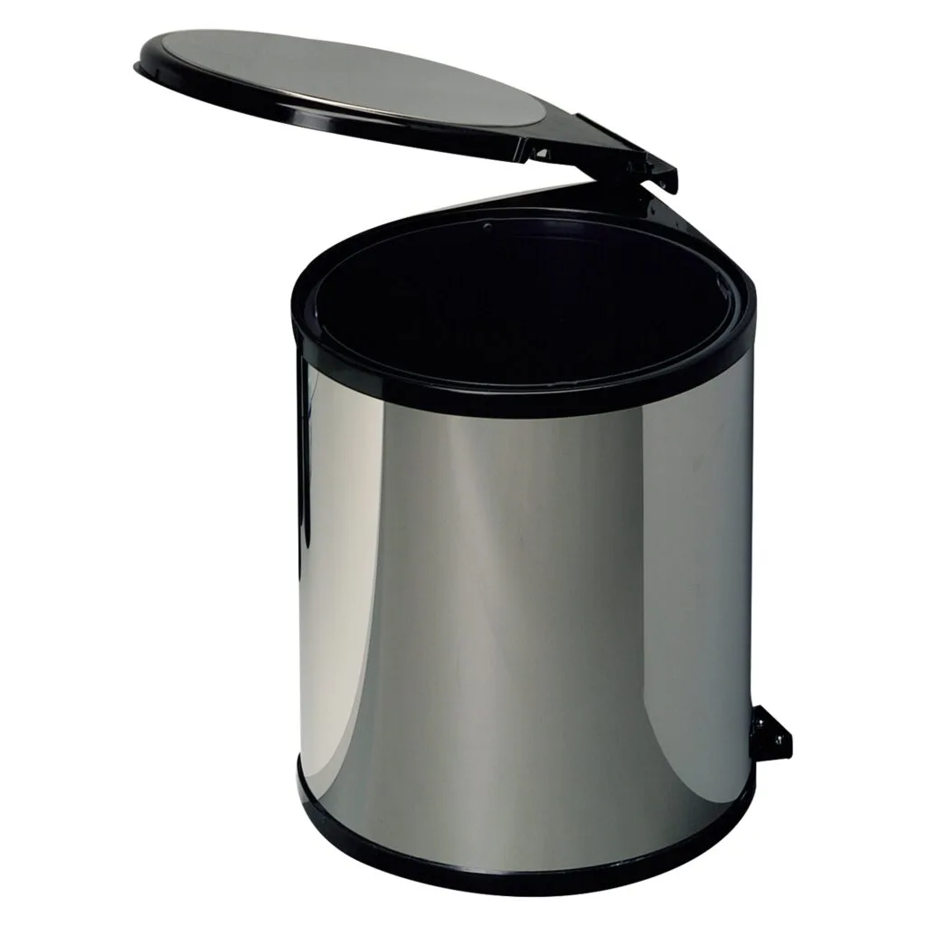 Roco Door Bin Stainless Steel 15 Litre   Premium Handles from Roco
