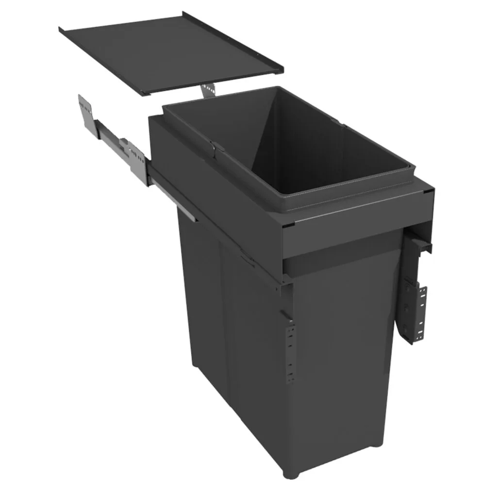 R6580EVN430A_8674e79d-c41e-47c5-813b-7c35f90463c2 | Securadeal Roco Pull out Bin Evo Line Black Premium Hardware from Roco Just R 6095 Shop Now at Securadeal