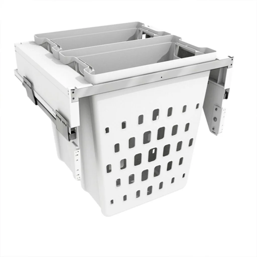 R6LAB1580PL60_730d4736-b24b-4709-91d0-35370c2e470e | Securadeal Roco Pull out Laundry Bin 600mm Base White 80 Litre Premium Hardware from Roco Just R 5750 Shop Now at Securadeal