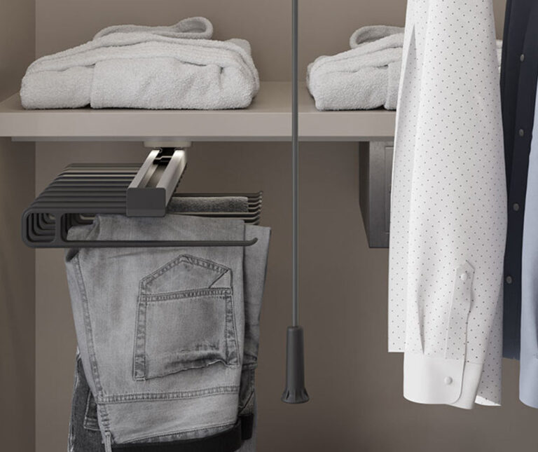 ROCO Trouser Rack Center Fix Black - Premium Hardware from ROCO - Just R 3150! Shop now at Securadeal