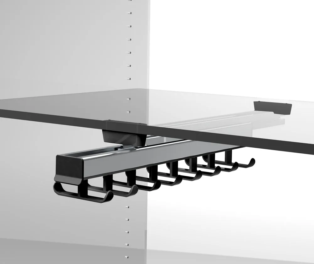 RA422NBLK | Securadeal Roco Accessory 8 Modular Compartment Rack with Center Fix Black Premium Hardware from Roco Just R 2240 Shop Now at Securadeal