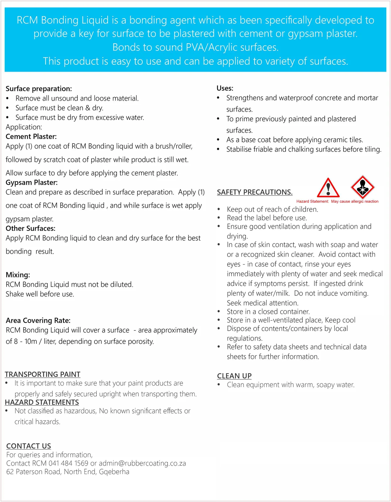 Rcm Bonding Liquid   Premium Waterproofing  Coatings from Rubber Coating Manufacturing