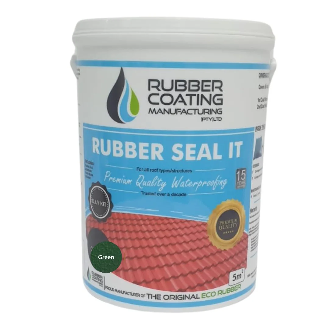 RCM_Rubber_Seal_5m2_DIY_Kit_Green | Securadeal Rcm Rubber Seal It Waterproof Coating Diy Kit 5m2 Premium Hardware from Rubber Coating Manufacturing Just R 600 Shop Now at Securadeal