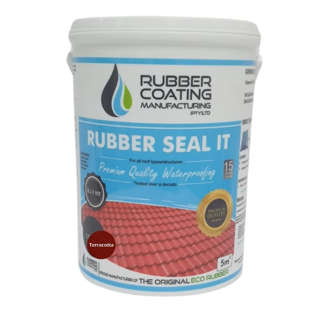 RCM_Rubber_Seal_5m2_DIY_Kit_Terracotta | Securadeal Rcm Rubber Seal It Waterproof Coating Diy Kit 5m2 Premium Hardware from Rubber Coating Manufacturing Just R 600 Shop Now at Securadeal