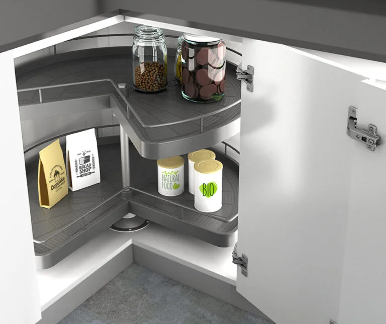 ROCO 3/4 Carousel 2 Shelf Dark Grey - Premium Hardware from ROCO - Just R 3223! Shop now at Securadeal