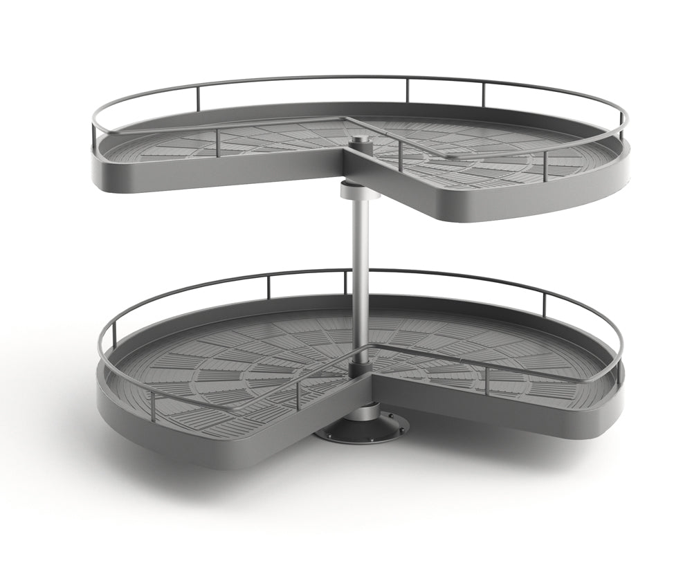 RCOMP37580_9905fc26-fde7-444d-a7b8-4d5e72746e2b - Securadeal ROCO 3/4 Carousel 2 Shelf Dark Grey - Premium Hardware from ROCO - Just R 3223! Shop now at Securadeal