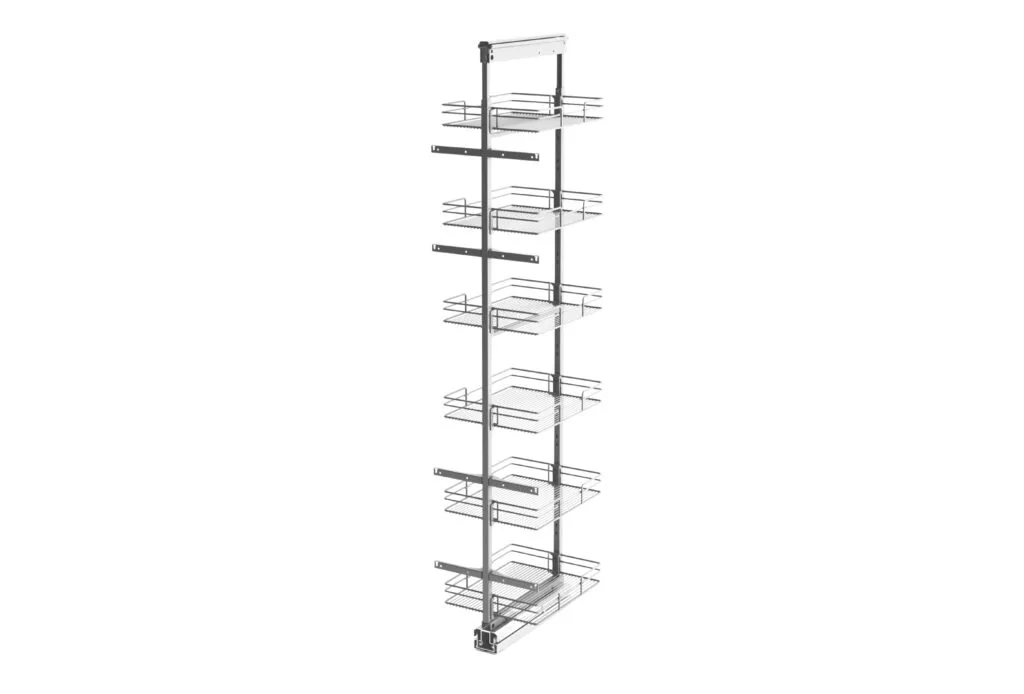 RCOMP526S05300 | Securadeal Roco Pull out Pantry Chrome 1700mm 1900mm Premium Home Accessories from Roco