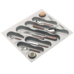 RCUT741_687ae524-346a-41db-8755-2c6c929f255a | Securadeal Roco Cutlery Tray Metallic Grey 450mm Unit Premium Hardware from Roco Just R 225 Shop Now at Securadeal