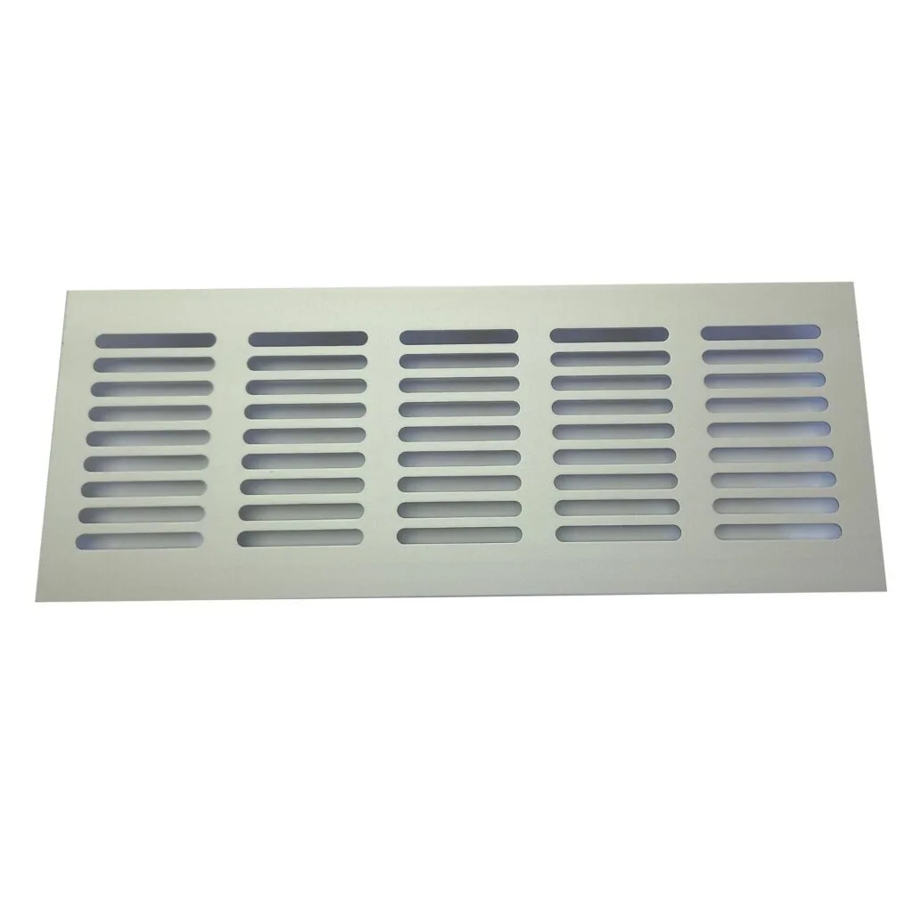 Roco Aluminium Airvent Silver 200mm X 80mm   Premium Hardware from Roco   Just R 42 Shop Now at Securadeal
