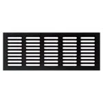 RDF1850200BLK | Securadeal Roco Aluminum Airvent Black 200mm X 80mm Premium Home Accessories from Roco