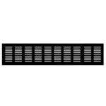RDF1850400BLK | Securadeal Roco Aluminum Airvent Black 400mm X 80mm Premium Hardware from Roco Just R 75 Shop Now at Securadeal
