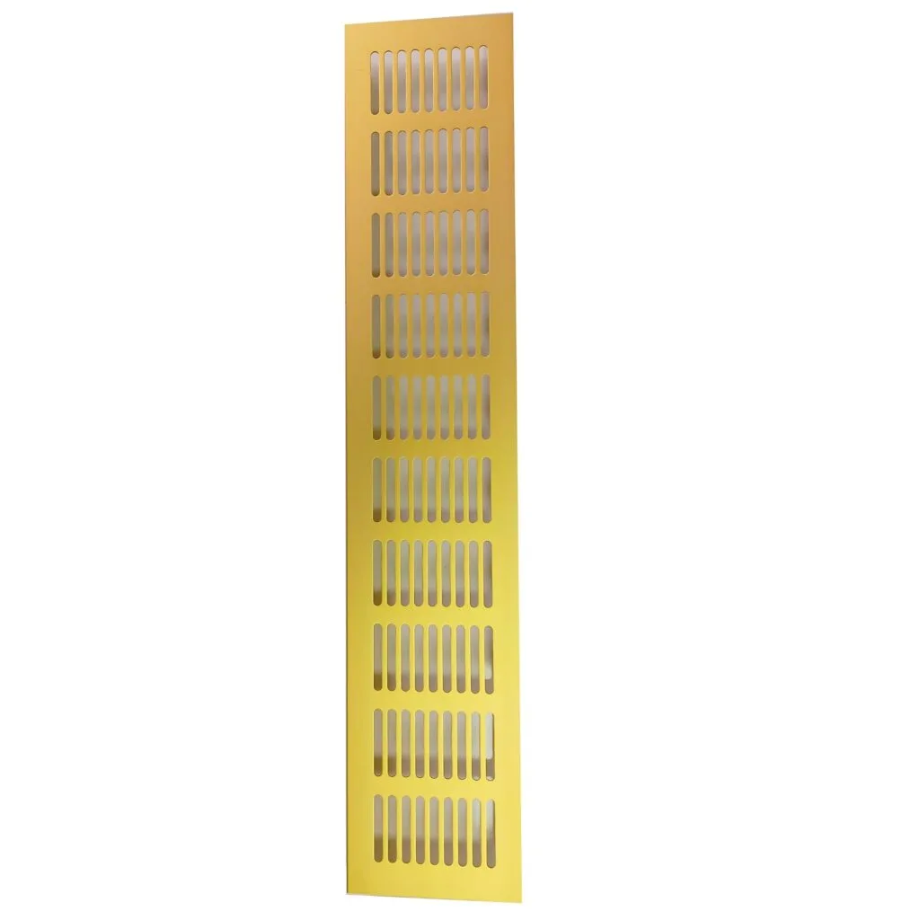 RDF1850400BRS | Securadeal Roco Aluminum Airvent Gold 400mm X 80mm Premium Hardware from Roco Just R 75 Shop Now at Securadeal