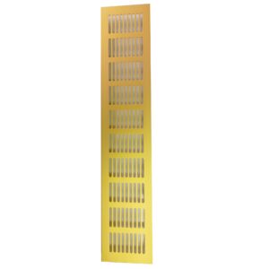 ROCO Aluminum Airvent Gold 400mm x 80mm - Premium Hardware from ROCO - Just R 75! Shop now at Securadeal