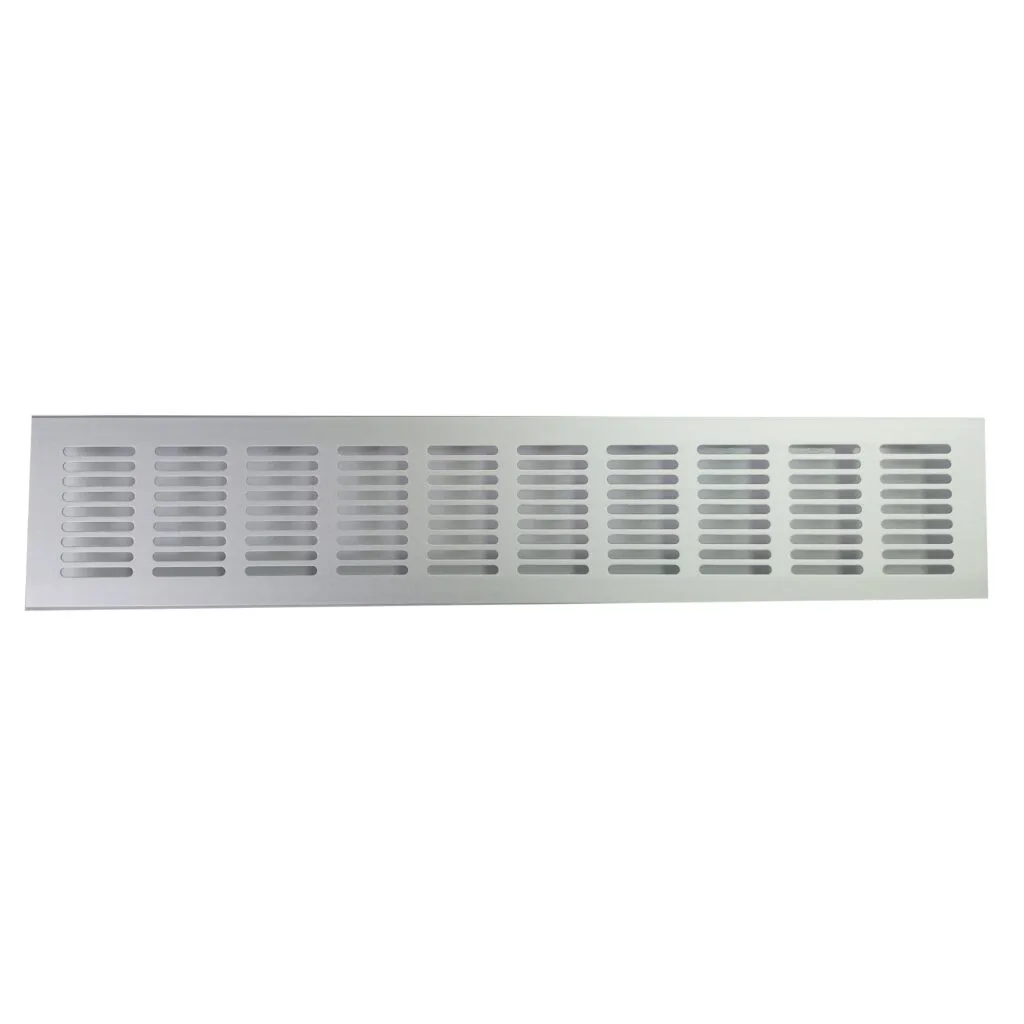 Roco Aluminium Airvent Silver 400mm X 80mm   Premium Hardware from Roco   Just R 76 Shop Now at Securadeal
