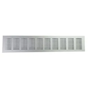 ROCO Aluminium Airvent Silver 400mm x 80mm - Premium Hardware from ROCO - Just R 76! Shop now at Securadeal