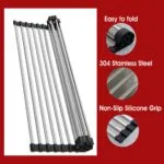 RE0707DMATT_1fa4f592-f1c3-4f06-906e-6a40ddc5f653 | Securadeal Roco Roll Up Dish Drying Matcolander Stainless Steel 470mm X 460mm Premium Bins Buckets from Roco