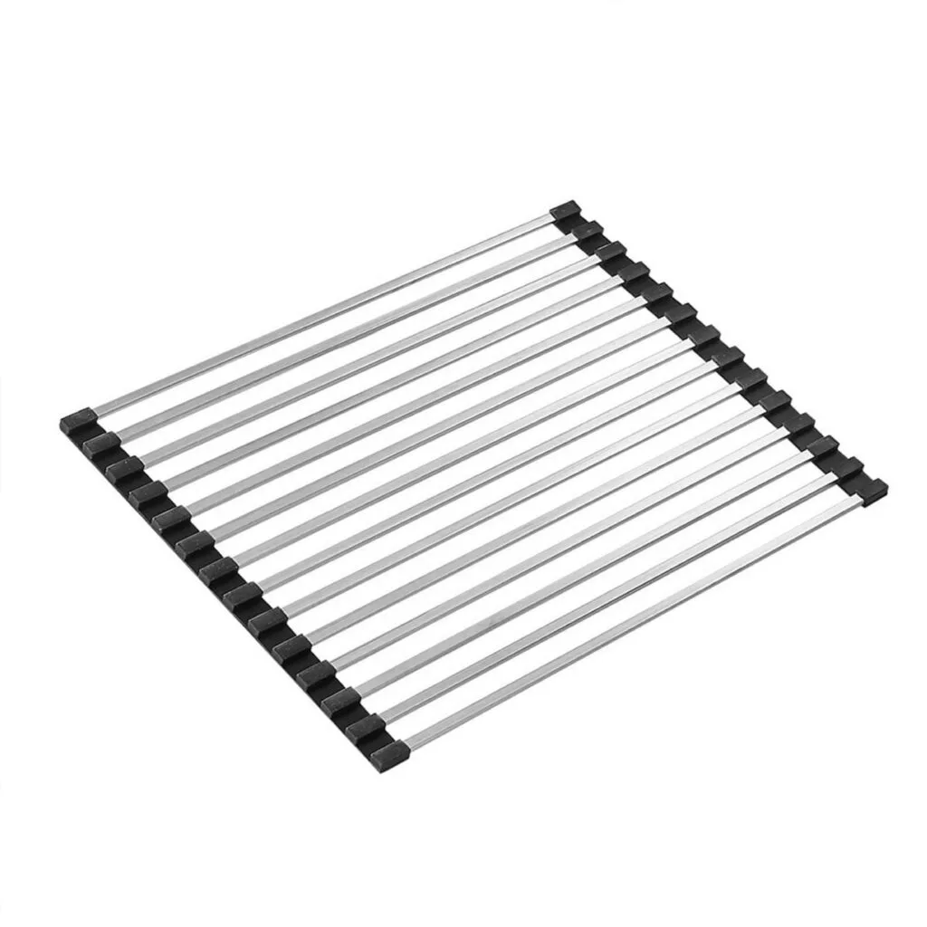 Roco Roll Up Dish Drying Matcolander Stainless Steel 470mm X 460mm   Premium Hardware from Roco   Just R 259 Shop Now at Securadeal