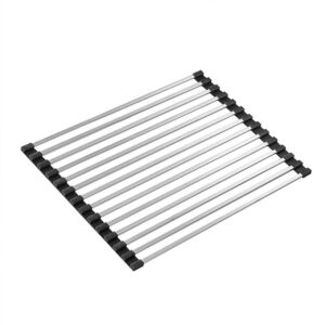 RE0707DMATT_da562f46-e725-4292-9626-af7bec193ebe | Securadeal Roco Roll Up Dish Drying Matcolander Stainless Steel 470mm X 460mm Premium Hardware from Roco Just R 259 Shop Now at Securadeal