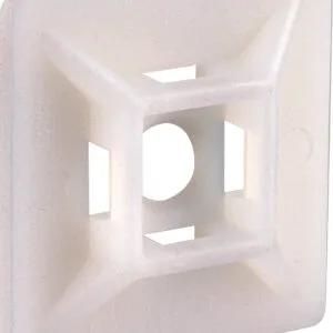RUWAG Mount Pad Cable Ties White 19mm x 19mm  ( Pack of 10 ) - Premium Hardware from Ruwag - Just R 17! Shop now at Securadeal
