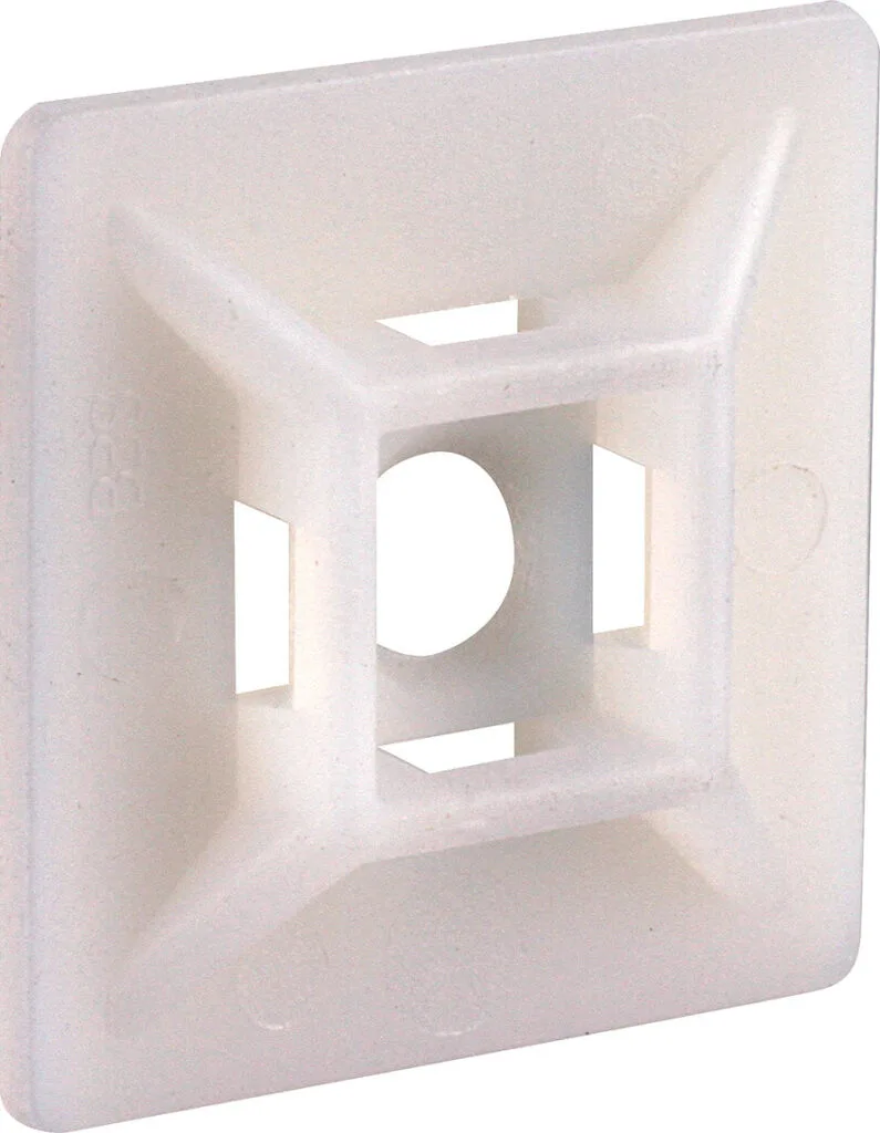 RF-MPCTW19X19-10_1-1 | Securadeal Ruwag Mount Pad Cable Ties White 19mm X 19mm Pack of 10 Premium Hardware from Ruwag Just R 17 Shop Now at Securadeal
