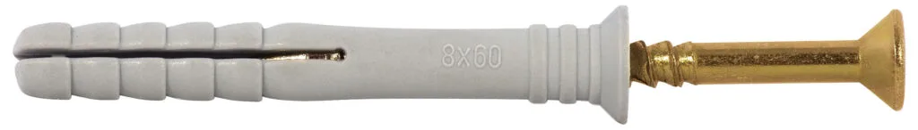 RF-NIA80135-100_7e86deb1-656a-4b2e-98ac-93a9f75b81df | Securadeal Ruwag Nylon Wall Plug Nail in Anchor 8mm X 120mm Pack of 100 Premium Fasteners from Ruwag