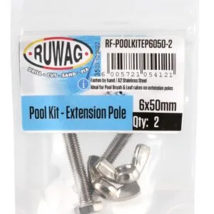 RUWAG Pool Installation Kit Extension Pole 6mm x 50mm - Premium Hardware from Ruwag - Just R 28.94! Shop now at Securadeal