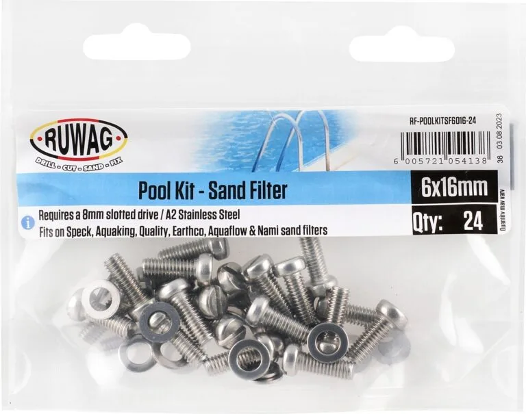 RUWAG Pool Kit Sand Filter 6mm x 16mm - Premium Hardware from Ruwag - Just R 38! Shop now at Securadeal