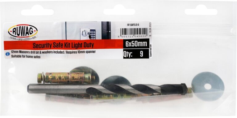 RUWAG Security Safe Installation Kit Light Duty - Premium Hardware from Ruwag - Just R 61! Shop now at Securadeal