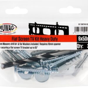 RUWAG Flat Screen TV Installation  Kit Heavy Duty - Premium Hardware from Ruwag - Just R 49! Shop now at Securadeal
