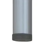RG127870SC_2_60f8c6bf-5203-4915-bad1-54d82d1db740 | Securadeal Roco Worktop Table Leg Satin Chrome 870mm X 80mm Premium Handles from Roco