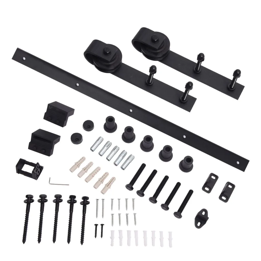 Roco Single Barn Door Runner Complete Kit Black 2m   Premium Hardware from Roco   Just R 1699 Shop Now at Securadeal