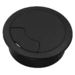 RM27BLK | Securadeal Roco Round Cable Management Deskcounter Port Black 64mm Premium Handles from Roco