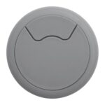 RM27GRE | Securadeal Roco Round Cable Management Deskcounter Port Grey 64mm Premium Handles from Roco