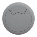 RM27GRE | Securadeal Roco Round Cable Management Deskcounter Port Grey 64mm Premium Handles from Roco