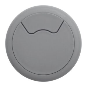 ROCO Round Cable Management Desk/Counter Port Grey 64mm - Premium Hardware from ROCO - Just R 4! Shop now at Securadeal