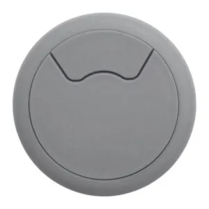 ROCO Round Cable Management Desk/Counter Port Grey 64mm - Premium Hardware from ROCO - Just R 4! Shop now at Securadeal