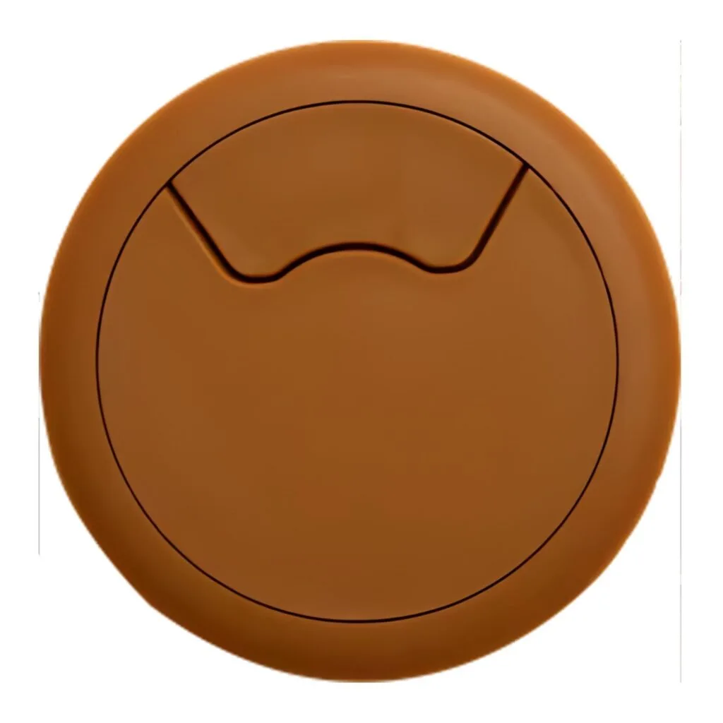 RM27OAK | Securadeal Roco Round Cable Management Deskcounter Port Oak 64mm Premium Hardware from Roco Just R 4 Shop Now at Securadeal